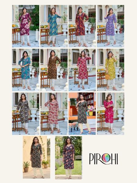 Pirohi siri readymade kurti wholesale market in delhi  - wholesale export